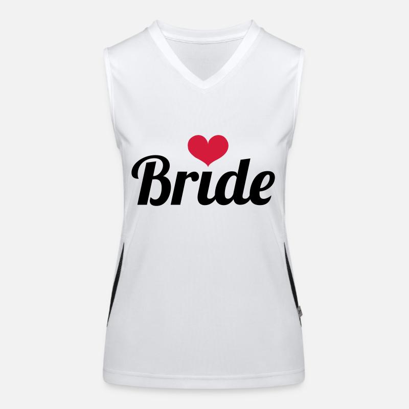 Bride - Wedding Funktionelles Kontrast-Tank Top für Frauen