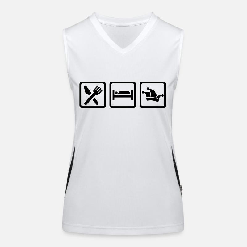 Karneval Funktionelles Kontrast-Tank Top für Frauen