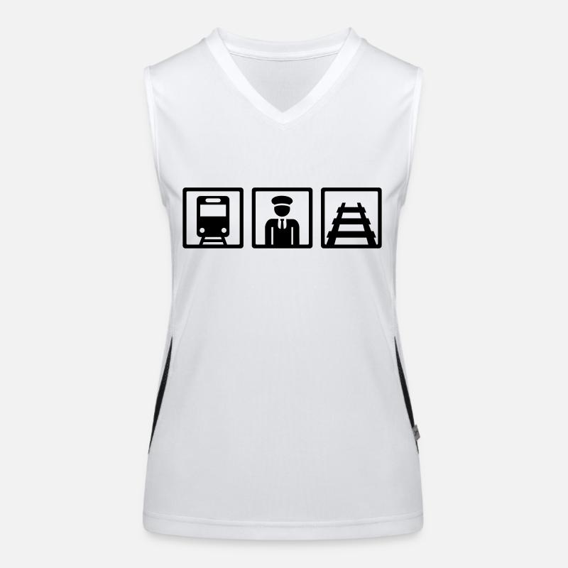 Train driver Women's Functional Contrast Tank Top