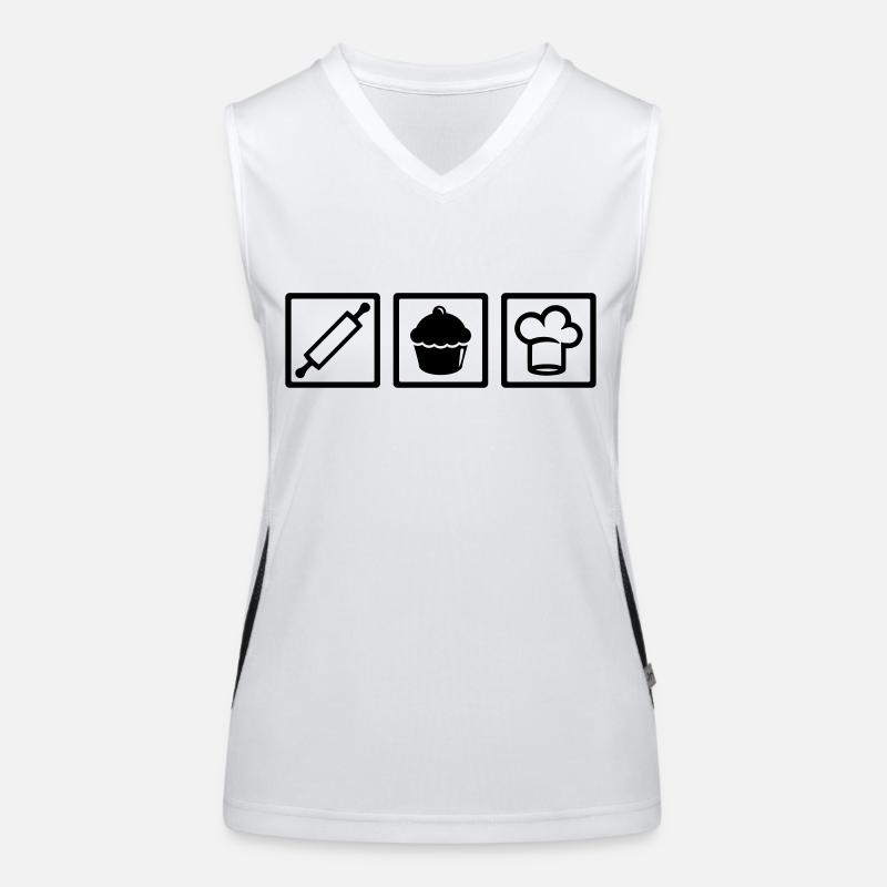Konditor Funktionelles Kontrast-Tank Top für Frauen