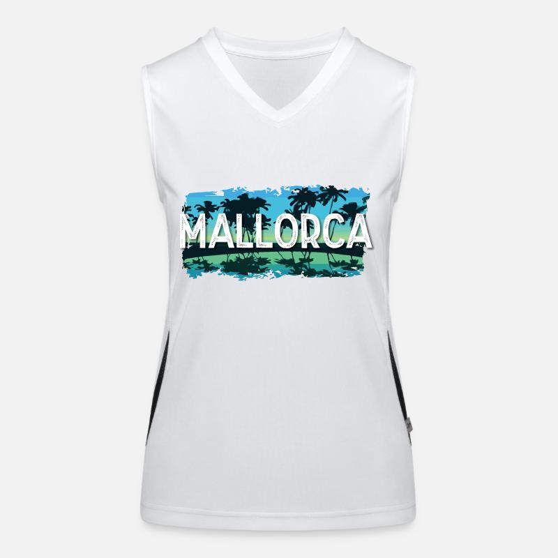 Mallorca Funktionelles Kontrast-Tank Top für Frauen