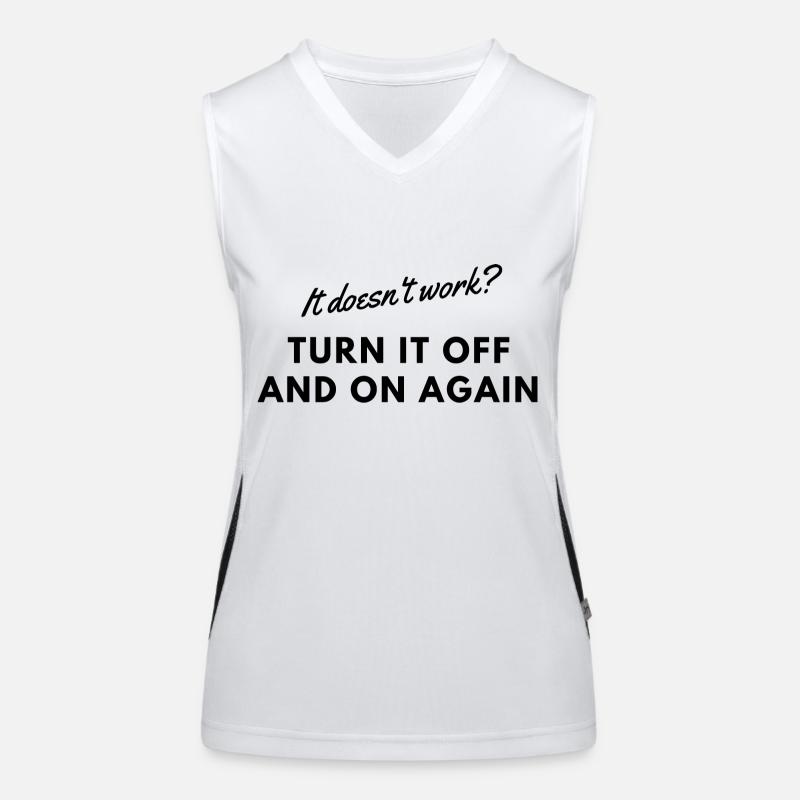 It doesn't work Funktionelles Kontrast-Tank Top für Frauen
