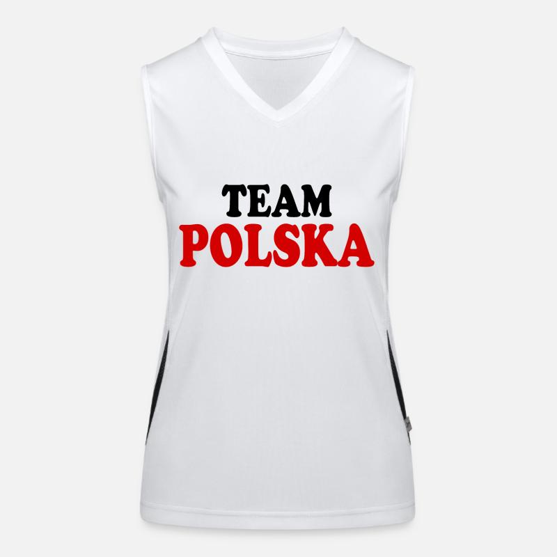 Polska Women's Functional Contrast Tank Top