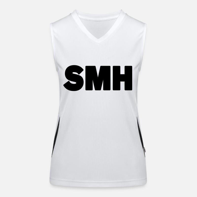 SMH | Text Slang Women's Functional Contrast Tank Top