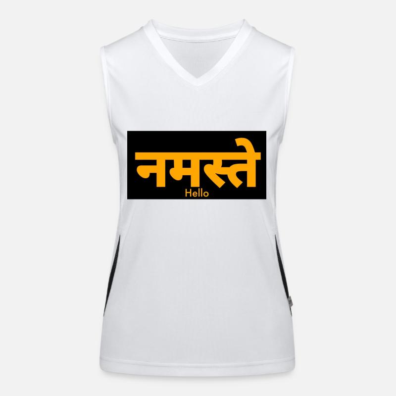 Hindi Women's Functional Contrast Tank Top