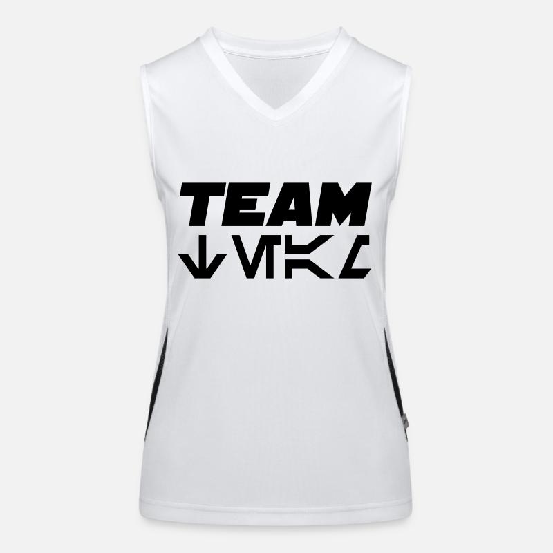 Team SW Funktionelles Kontrast-Tank Top für Frauen