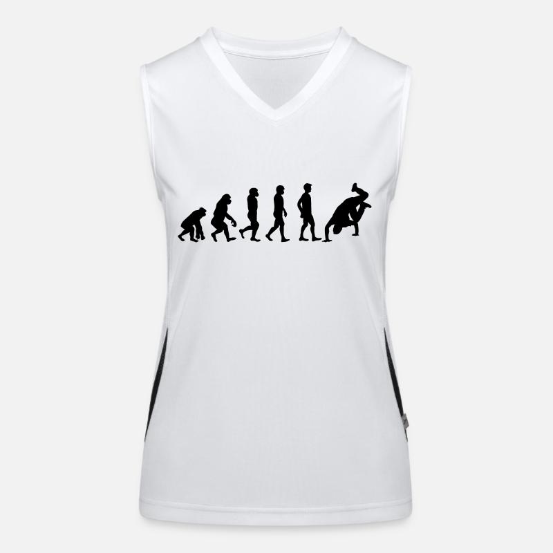 Breakdance Evolution schwarz Funktionelles Kontrast-Tank Top für Frauen