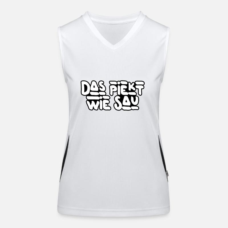 Das piekt! Funktionelles Kontrast-Tank Top für Frauen