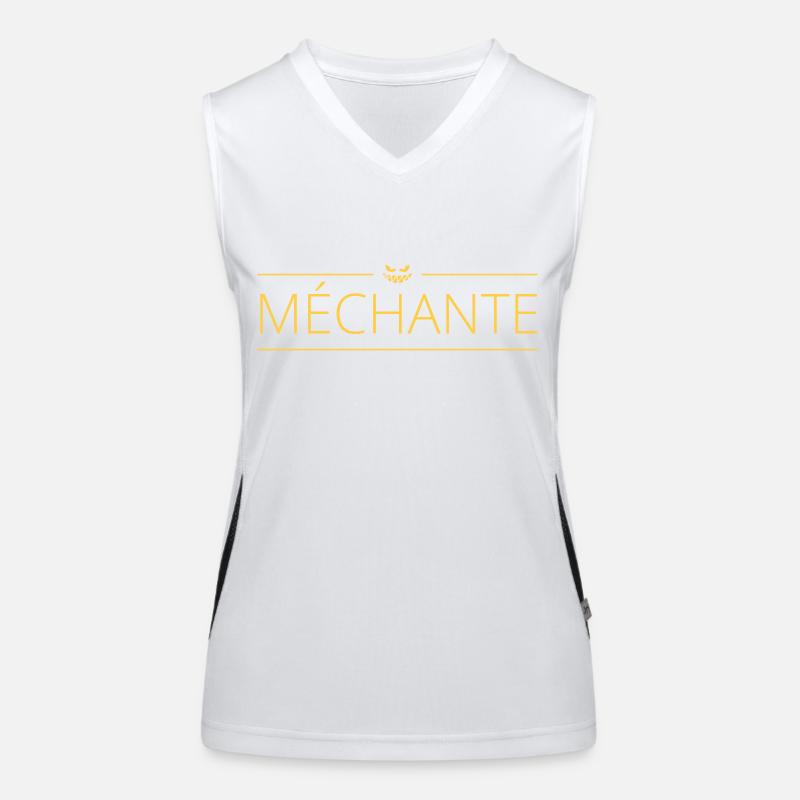 Ungezogenes Mädchen Funktionelles Kontrast-Tank Top für Frauen