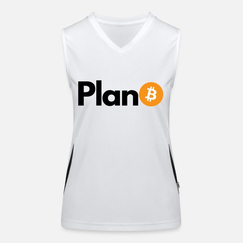 Crypto Plan BITCOIN 1 BTC Women's Functional Contrast Tank Top