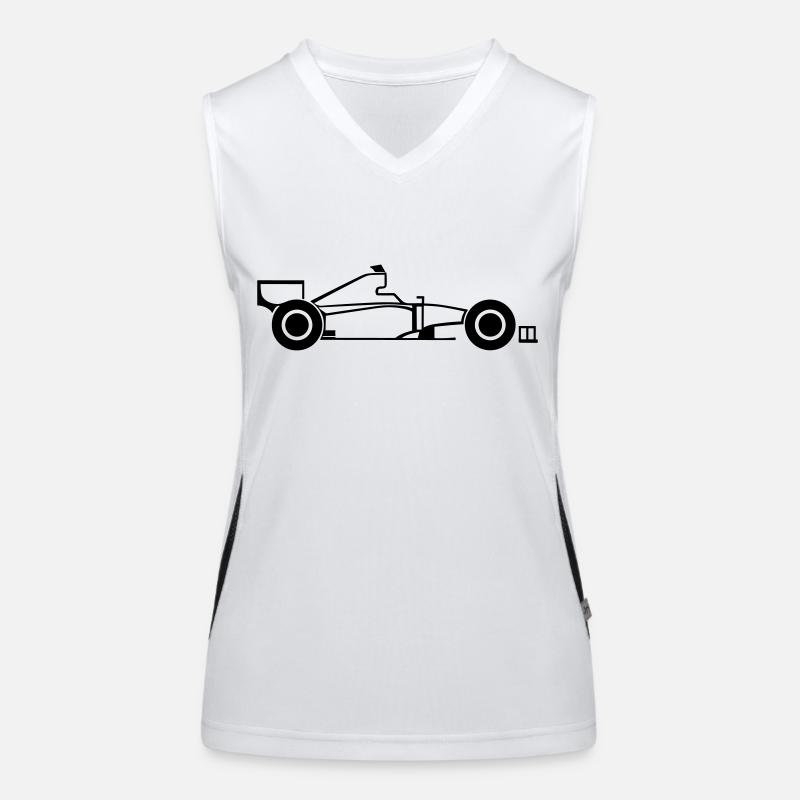 Race car Women's Functional Contrast Tank Top