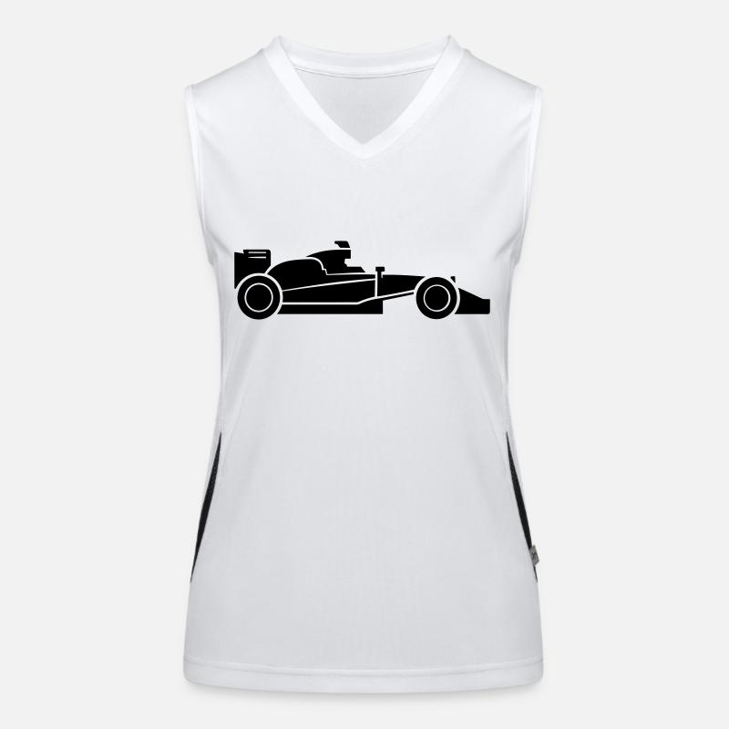 Rennwagen Funktionelles Kontrast-Tank Top für Frauen