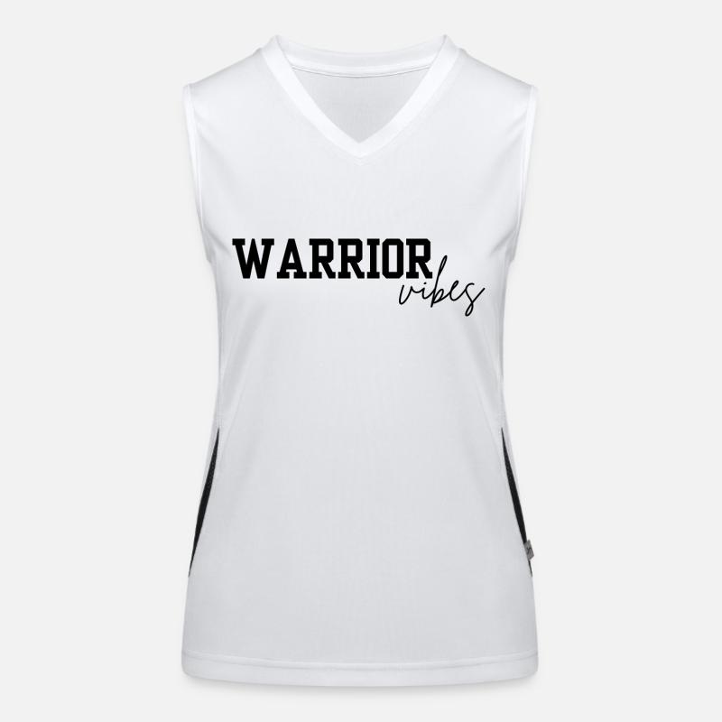 Warrior Vibes Funktionelles Kontrast-Tank Top für Frauen