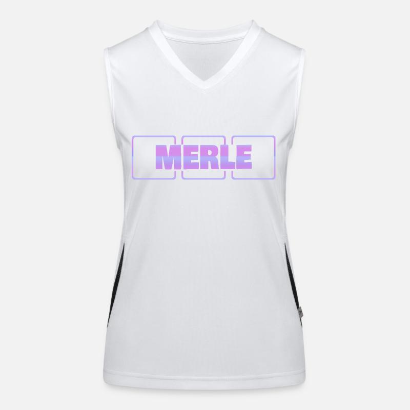 Merle comme grossesse Débardeur respirant contrasté Femme