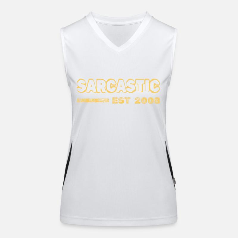 Sarcastic 2008 Funktionelles Kontrast-Tank Top für Frauen