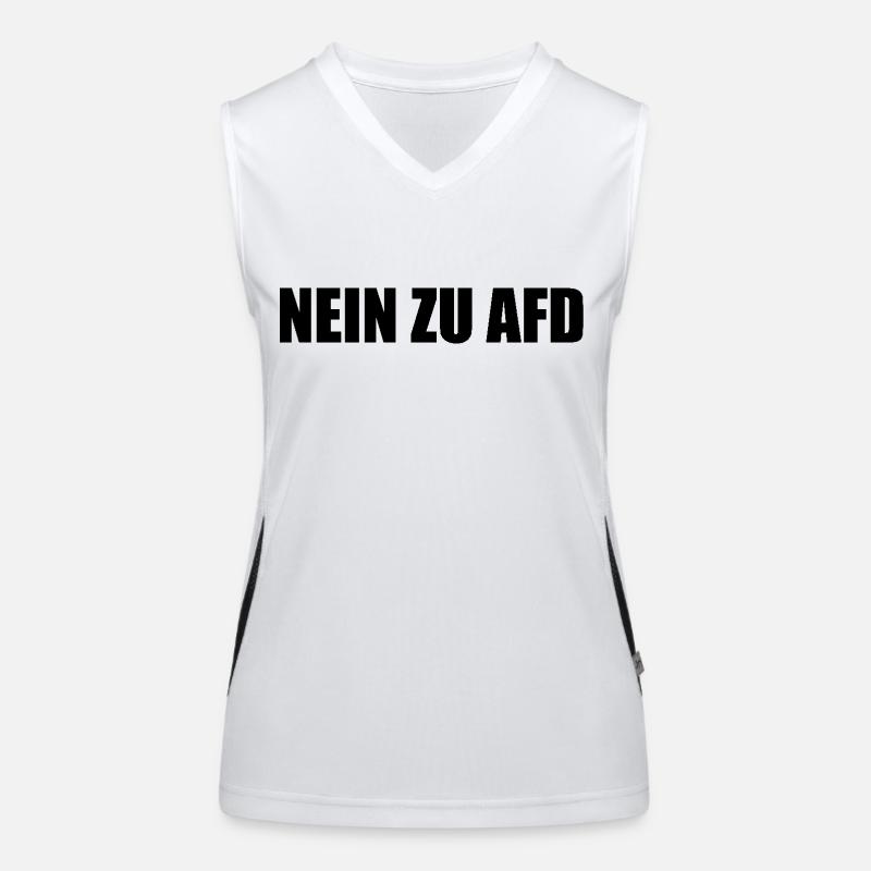 No to afd Women's Functional Contrast Tank Top