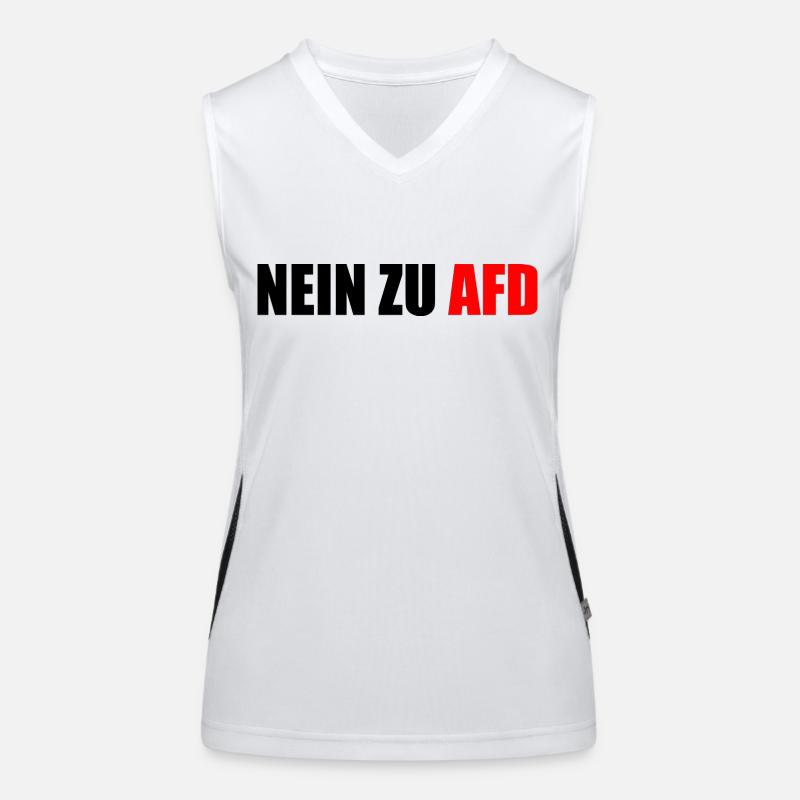 No to afd Women's Functional Contrast Tank Top