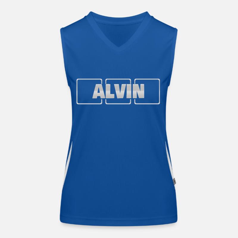 Alvin als Geschenkidee Funktionelles Kontrast-Tank Top für Frauen