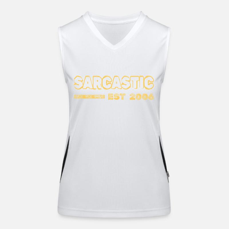 Sarcastic 2006 Women's Functional Contrast Tank Top
