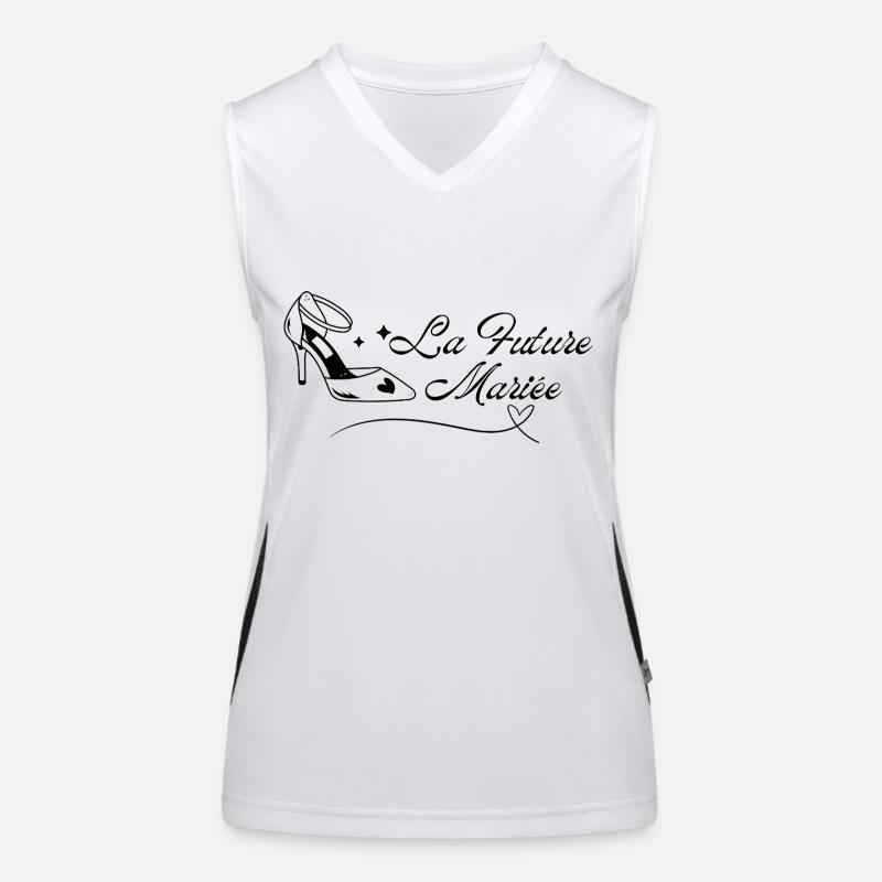La future mariée Débardeur respirant contrasté Femme