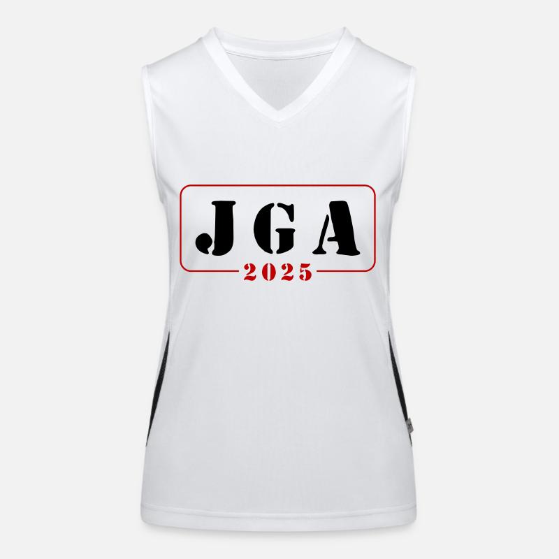 Jga 2025 Junggesellenabschied Funktionelles Kontrast-Tank Top für Frauen