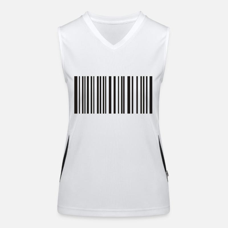 Bar code Women's Functional Contrast Tank Top