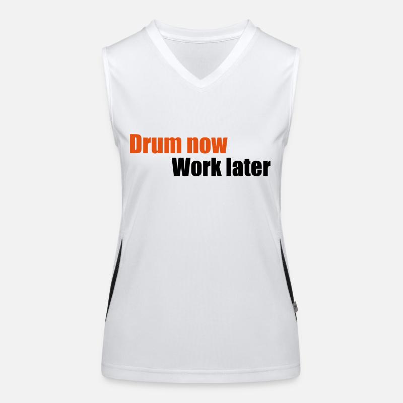 percussion Débardeur respirant contrasté Femme