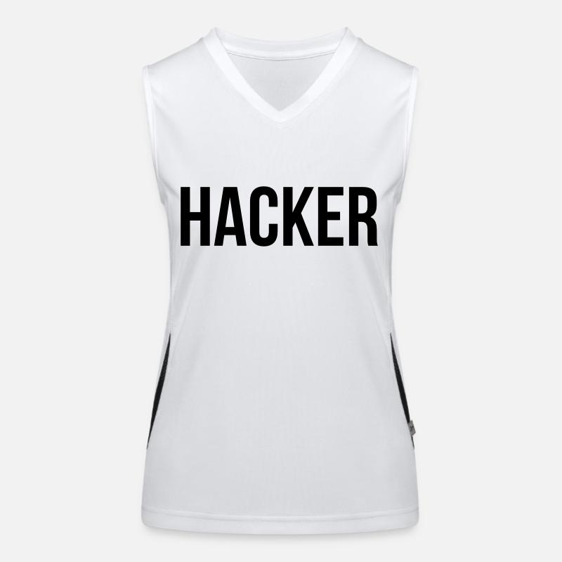 Hacker Funktionelles Kontrast-Tank Top für Frauen