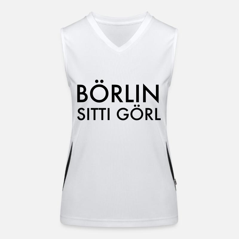 Berlin Funktionelles Kontrast-Tank Top für Frauen