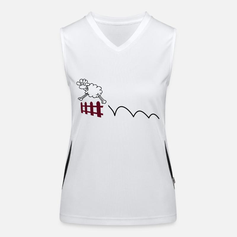 Chattering sheep Women's Functional Contrast Tank Top