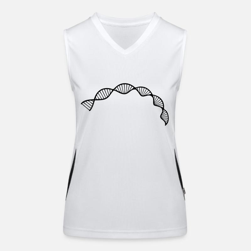 ADN Structure de la double hélice séquence cellule Débardeur respirant contrasté Femme