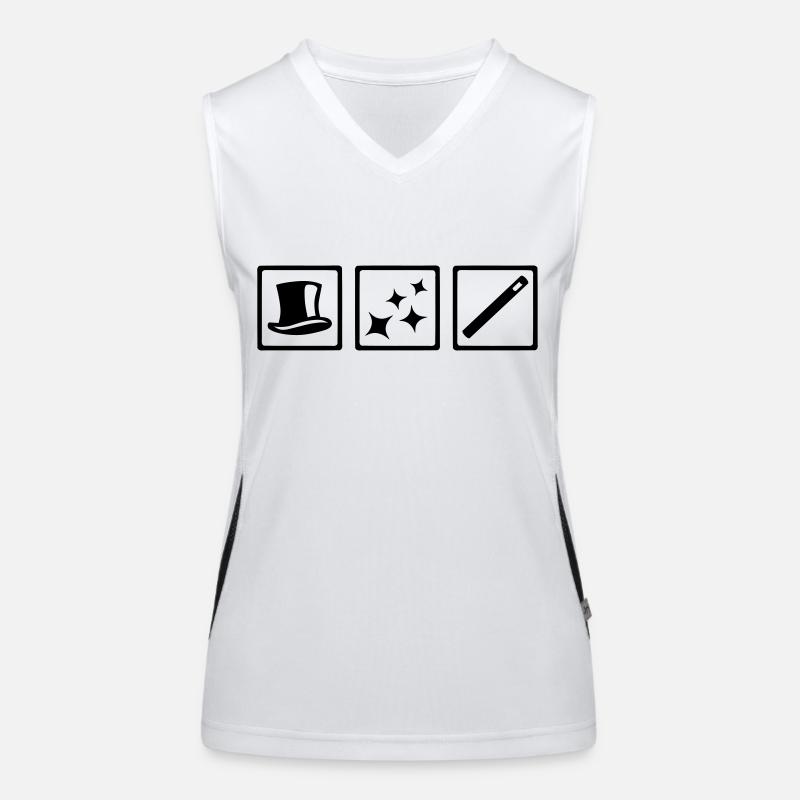 Zauberer Funktionelles Kontrast-Tank Top für Frauen