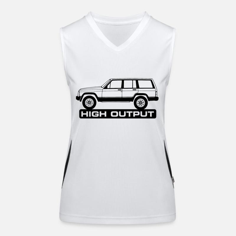 Jeep XJ High Output - Autonaut.com Women's Functional Contrast Tank Top