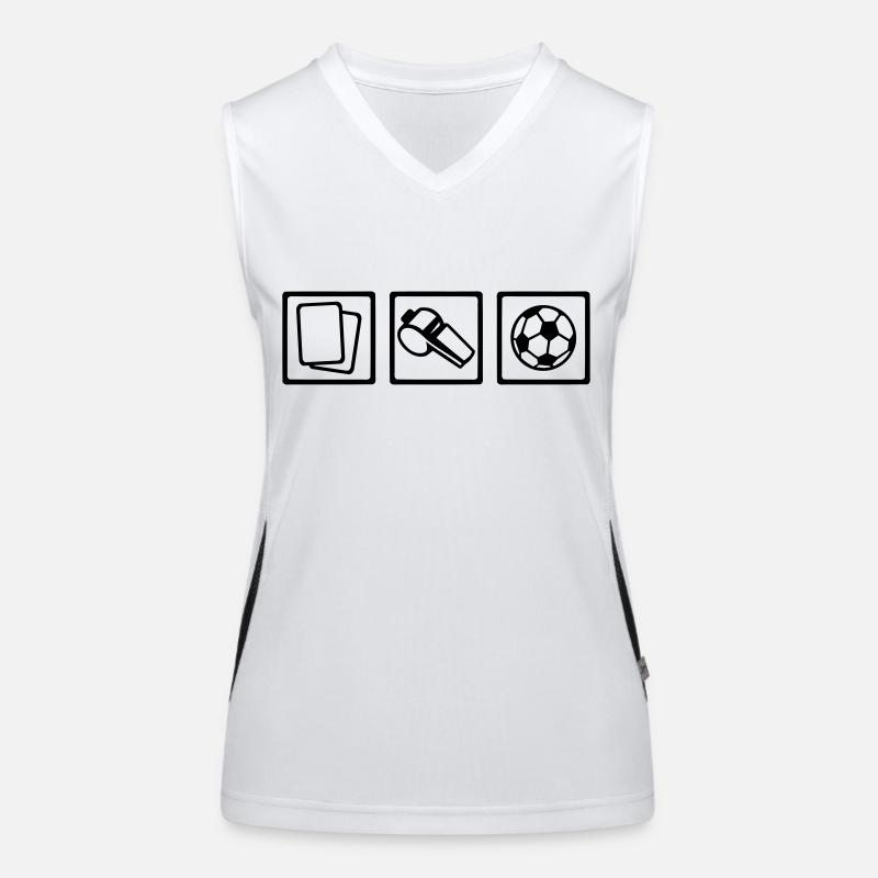Schiedsrichter Funktionelles Kontrast-Tank Top für Frauen