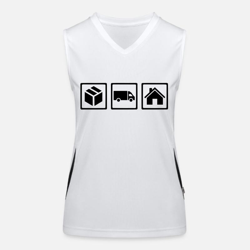 Delivery guy Women's Functional Contrast Tank Top