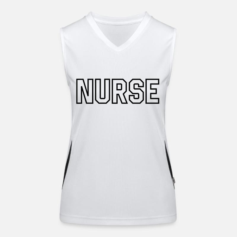 Krankenschwester Funktionelles Kontrast-Tank Top für Frauen