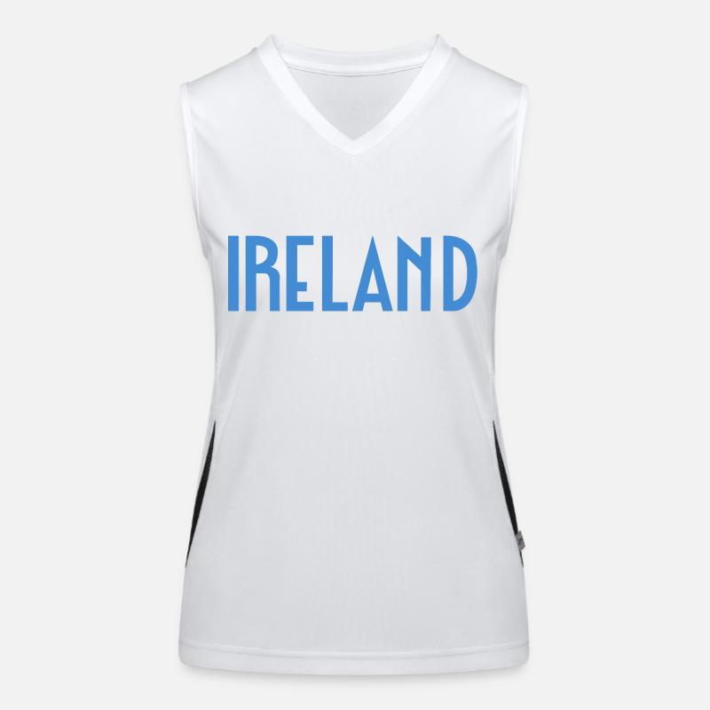 Irland Funktionelles Kontrast-Tank Top für Frauen
