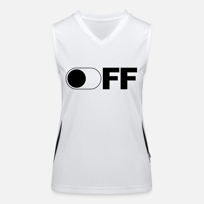OFF Funktionelles Kontrast-Tank Top für Frauen