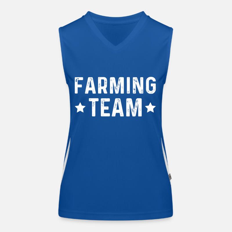 Farming Team Funktionelles Kontrast-Tank Top für Frauen