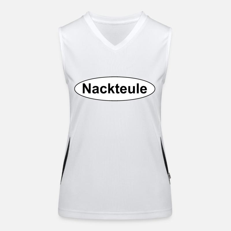 Nackteule Funktionelles Kontrast-Tank Top für Frauen