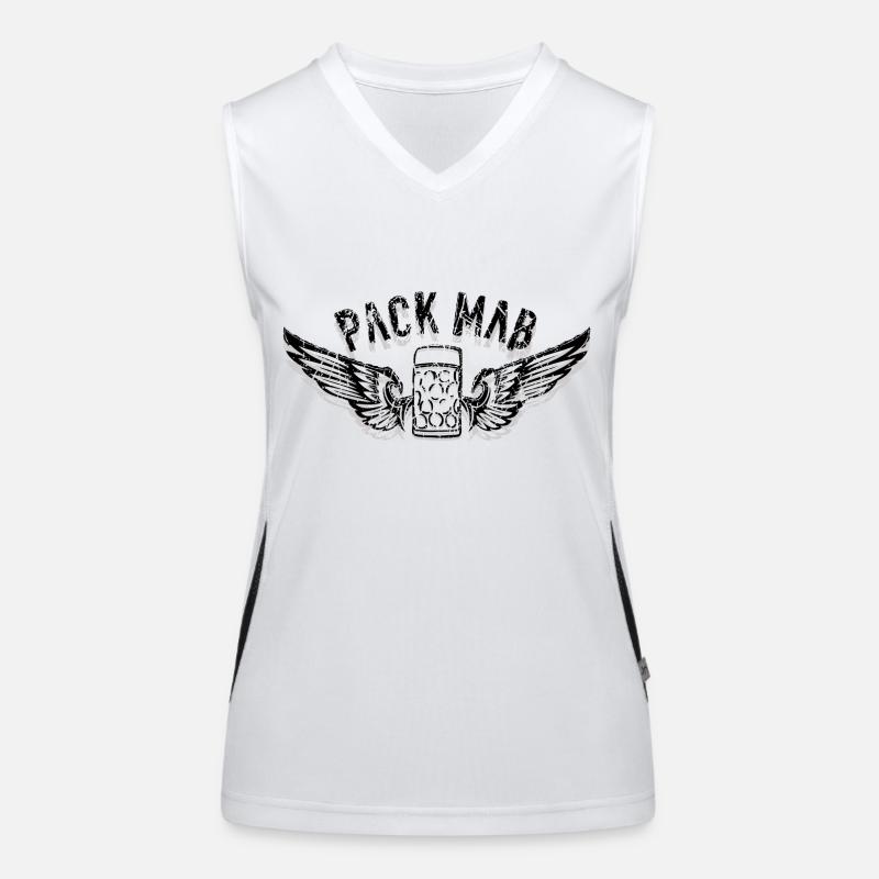 Pack Maß Funktionelles Kontrast-Tank Top für Frauen