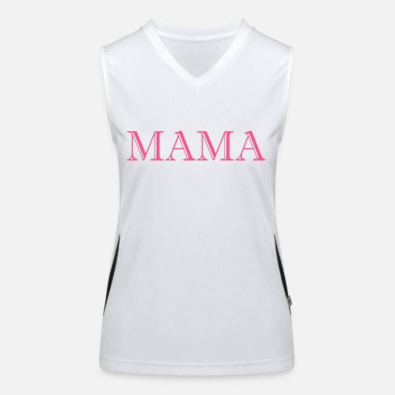 Mama Beste Mama Funktionelles Kontrast-Tank Top für Frauen