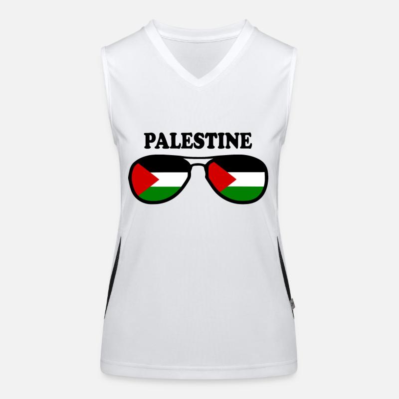 palestina Women's Functional Contrast Tank Top