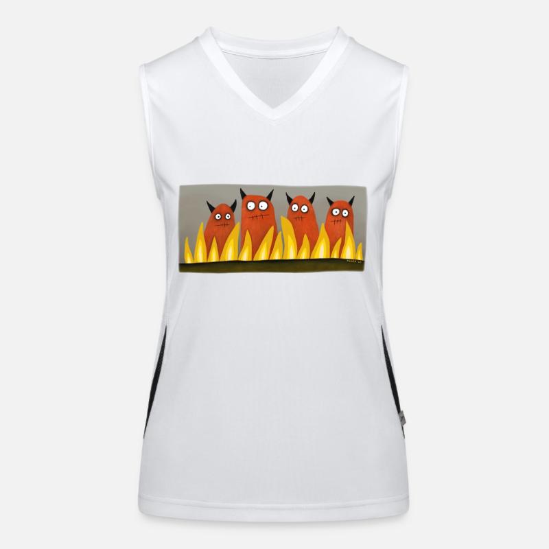 Four Devils Women's Functional Contrast Tank Top