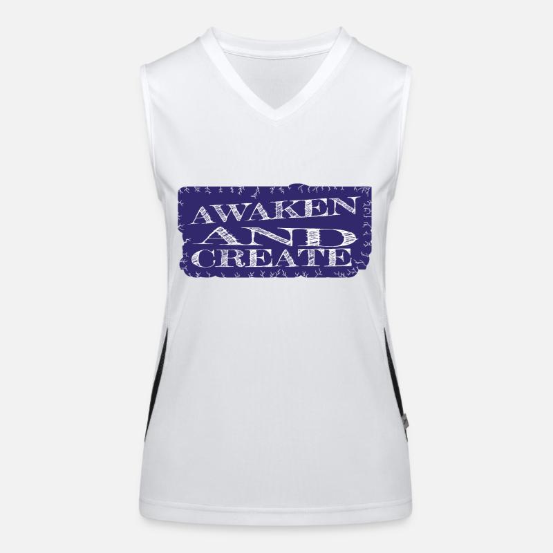 innovation self-realization improvement sayings Women's Functional Contrast Tank Top