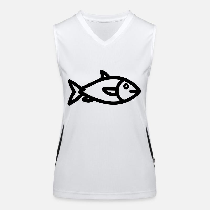 Poisson Débardeur respirant contrasté Femme