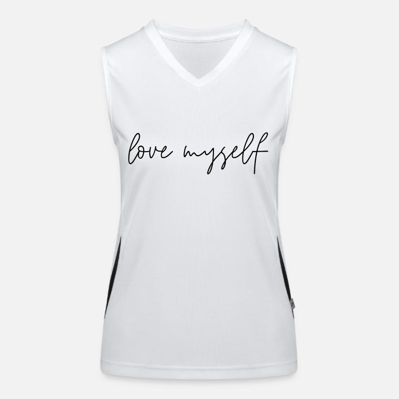 S’aimer moi-même Débardeur respirant contrasté Femme