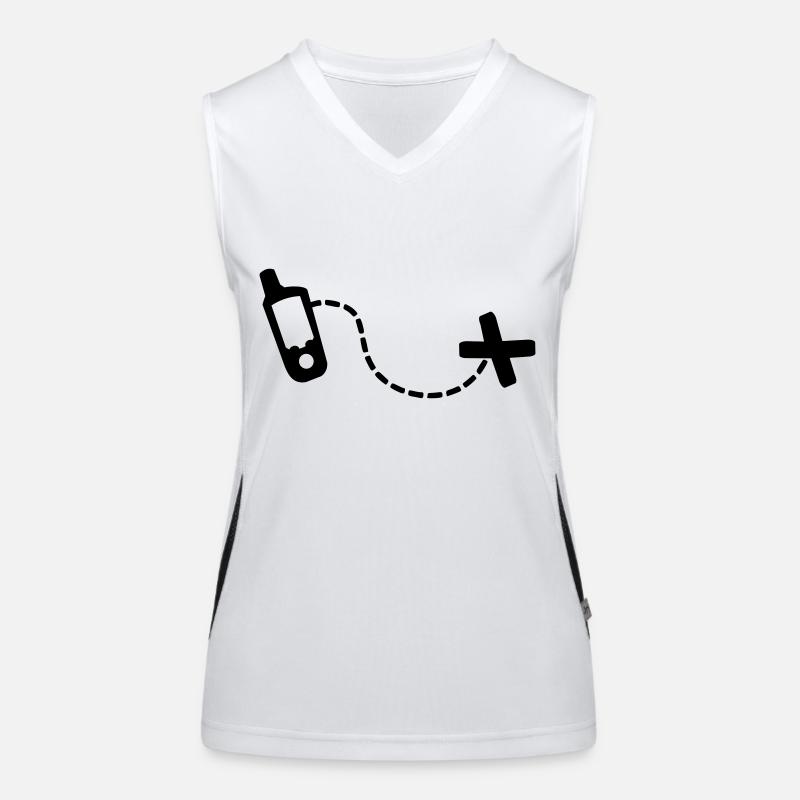 Geocaching Débardeur respirant contrasté Femme