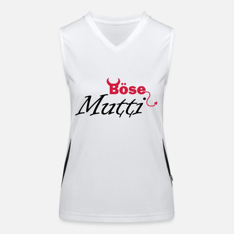 böse Mutti Funktionelles Kontrast-Tank Top für Frauen