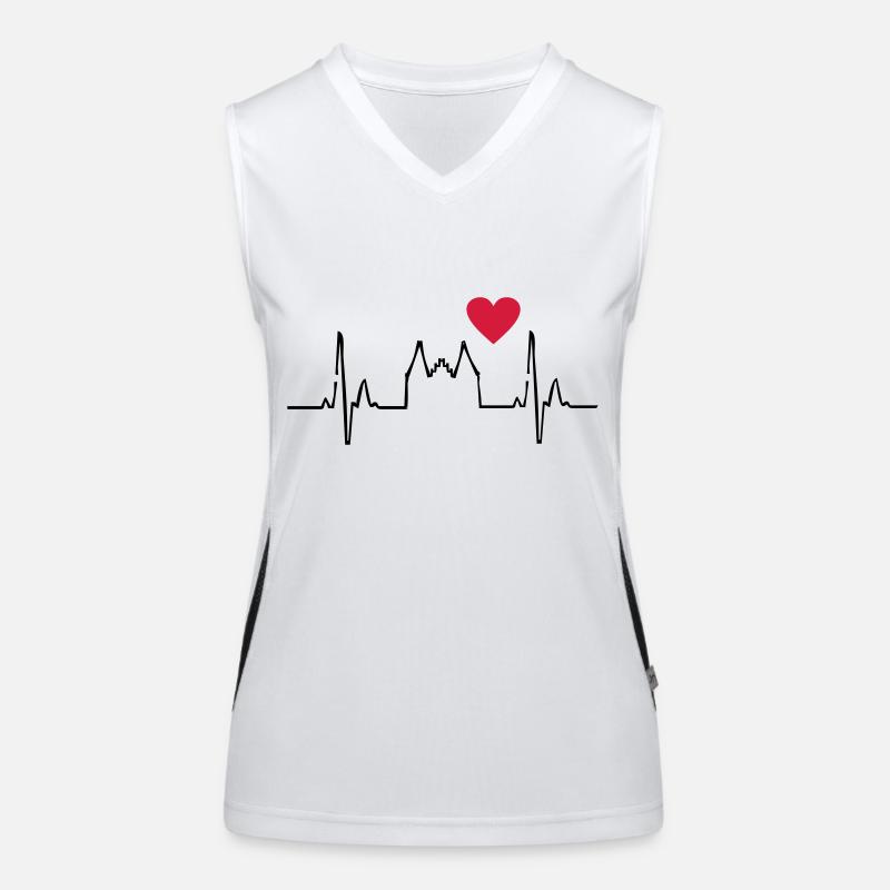 Lübeck Funktionelles Kontrast-Tank Top für Frauen